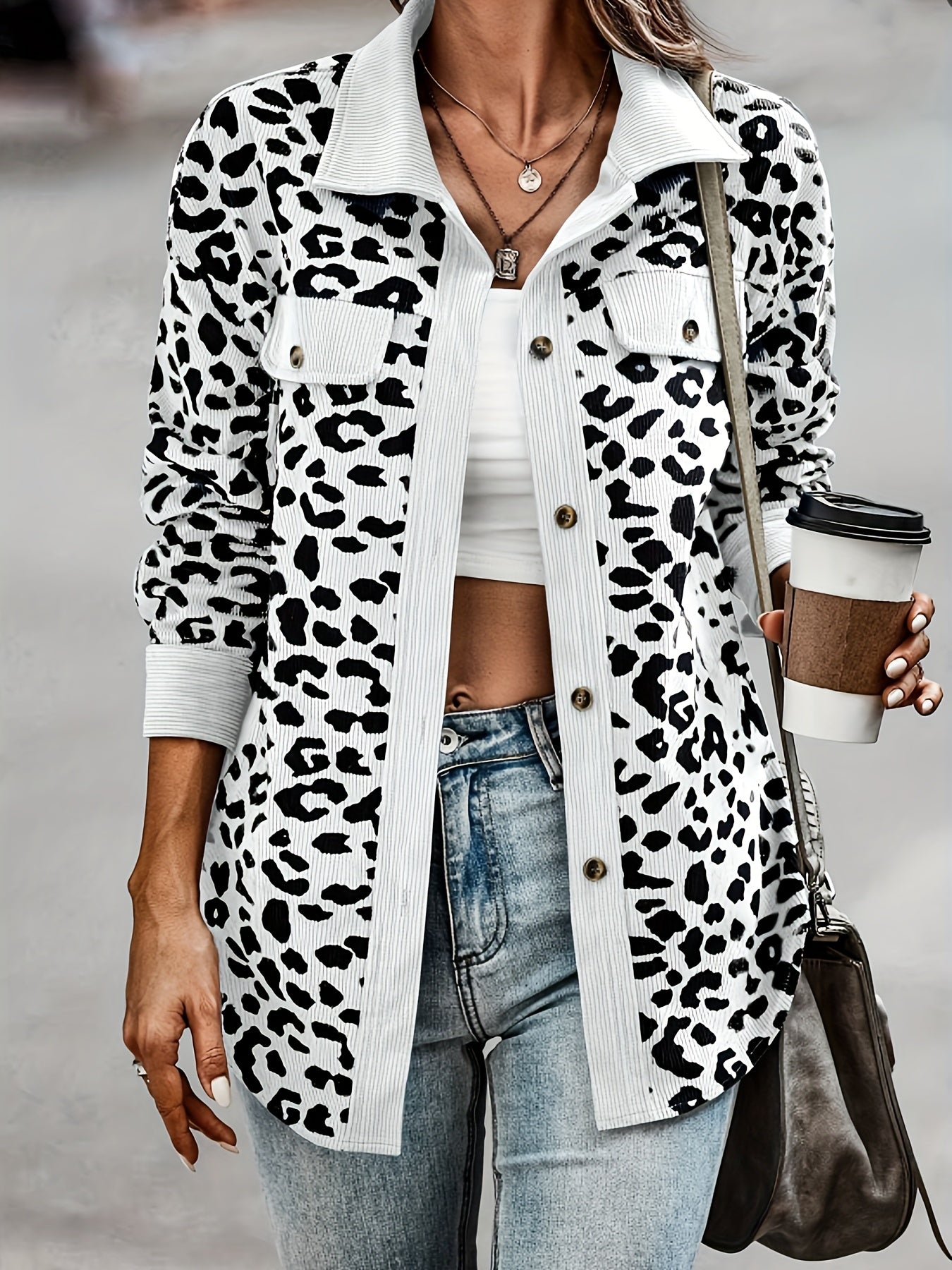 Fabienne | Stylish Corduroy Jacket