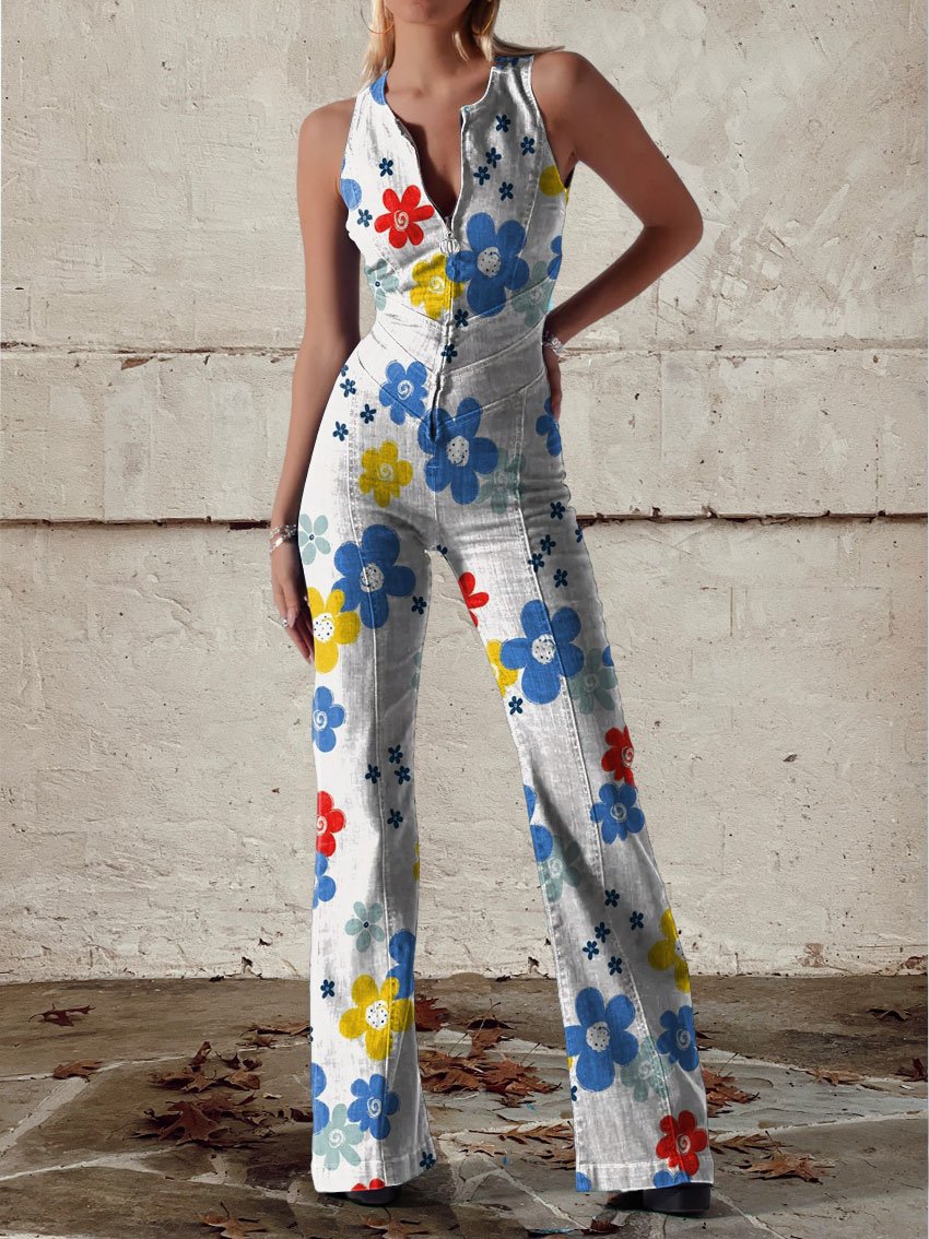 Adriana | Vintage Look Jumpsuit
