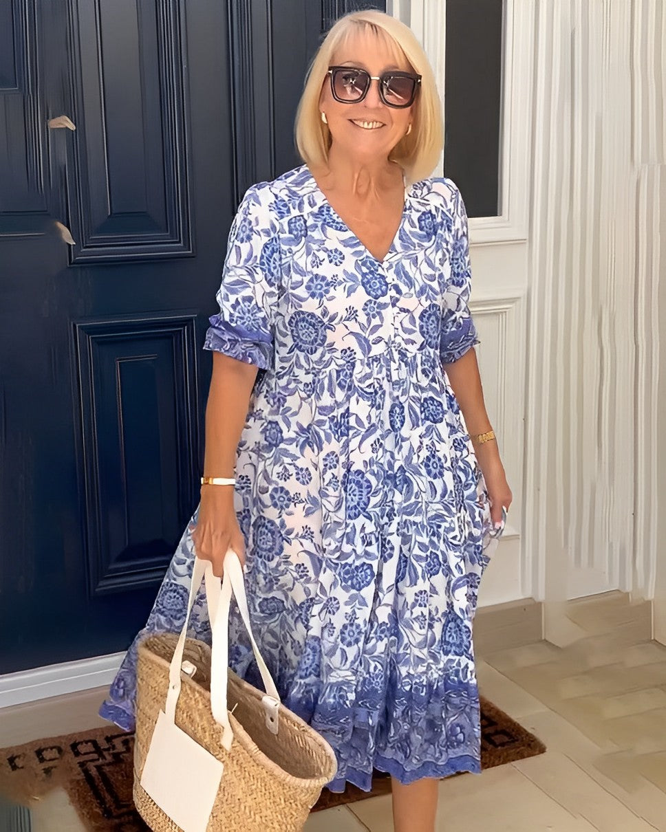 Veronica | Elegant Printed Dress