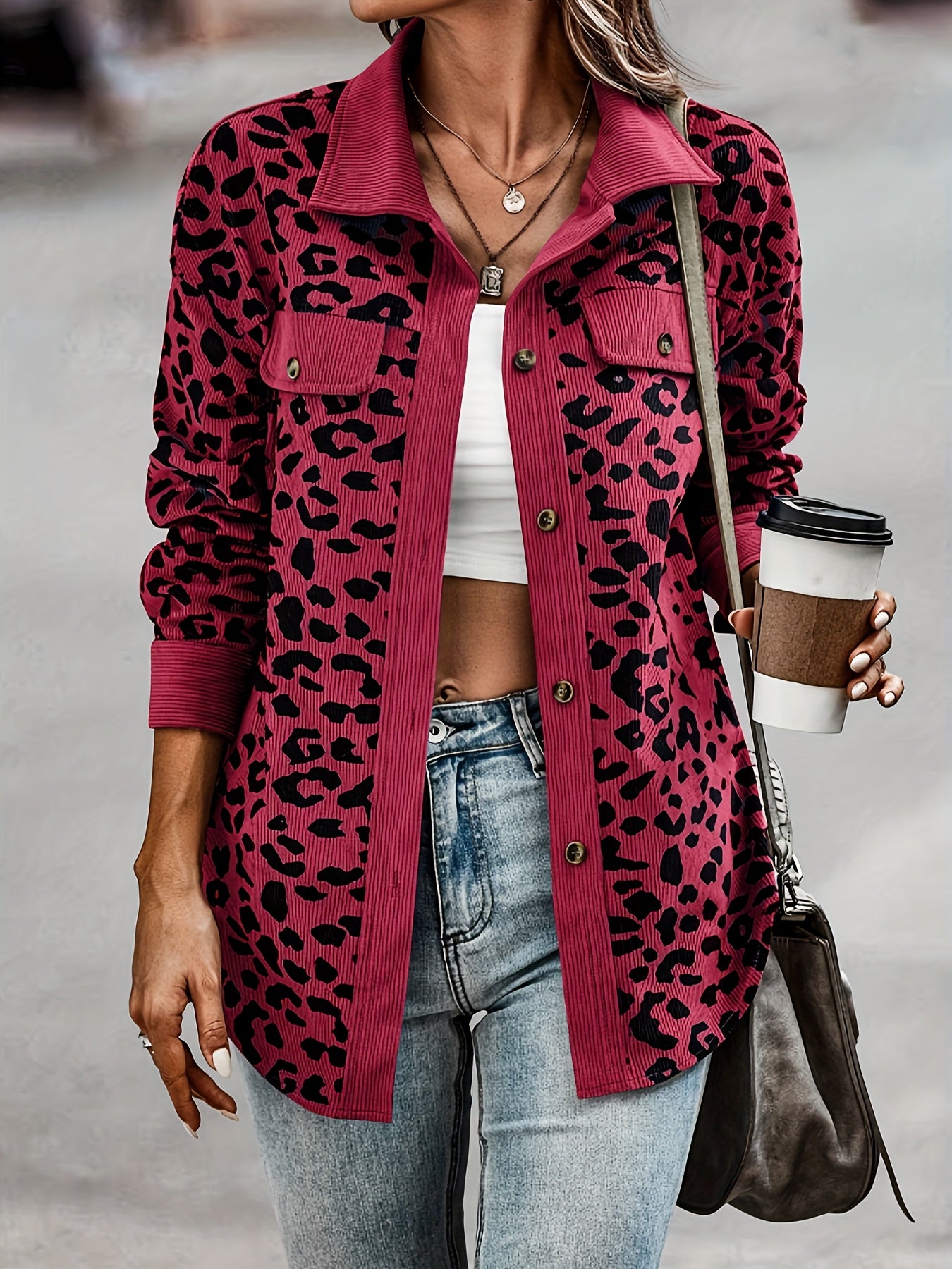Fabienne | Stylish Corduroy Jacket