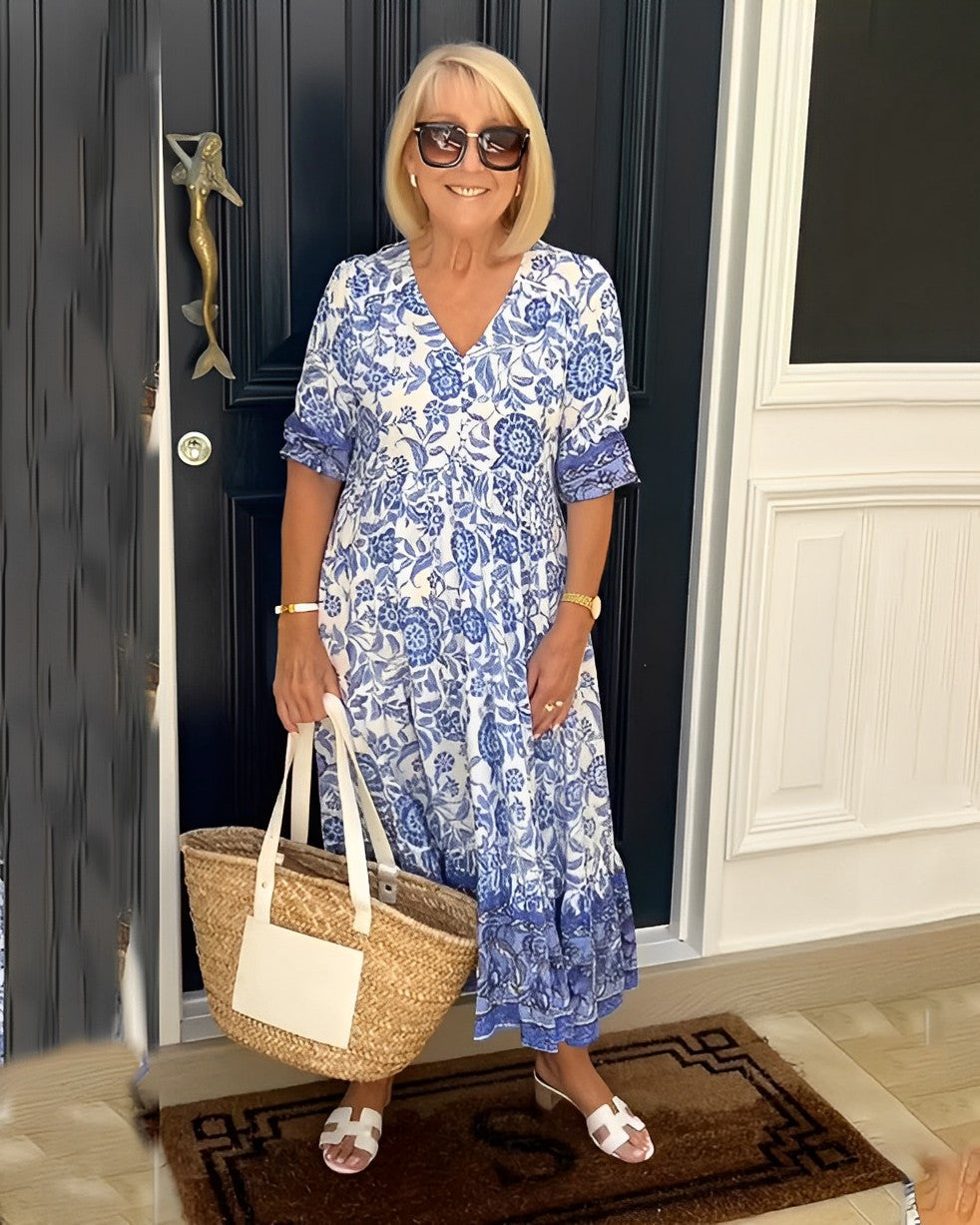 Veronica | Elegant Printed Dress