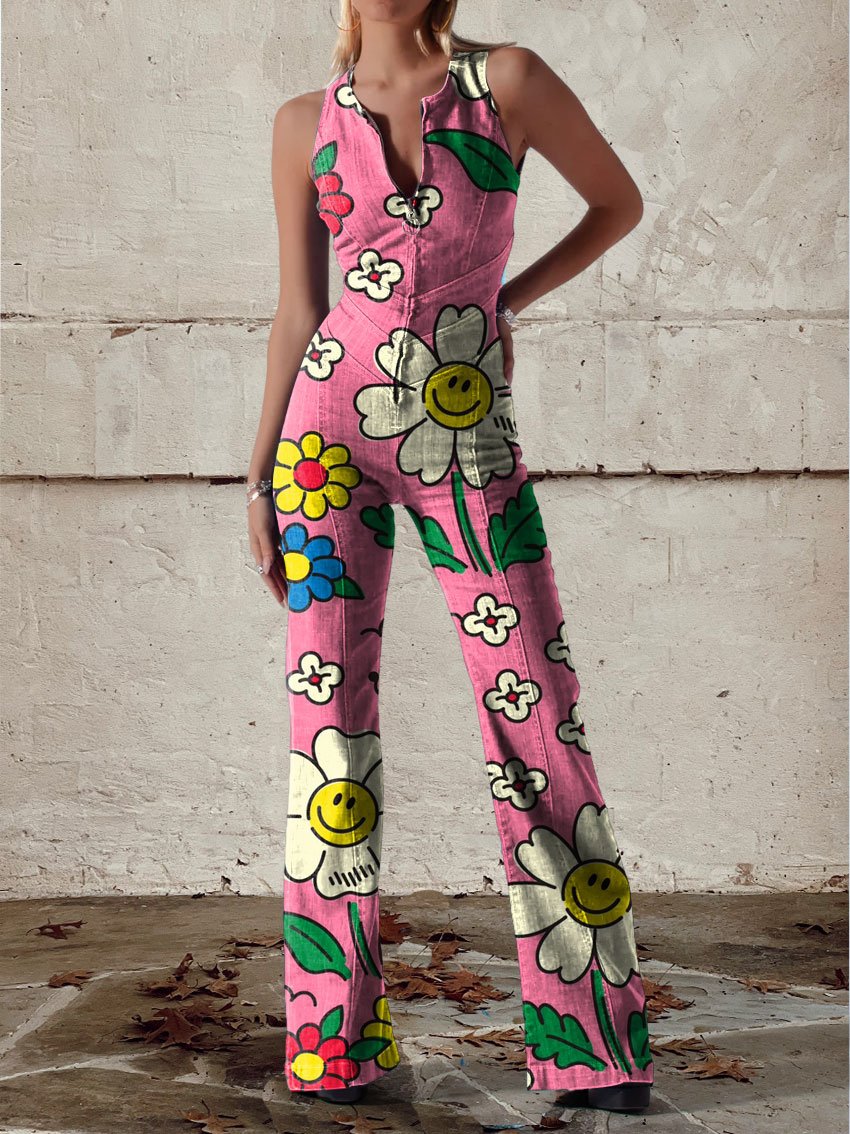 Bethany | Vintage Look Jumpsuit