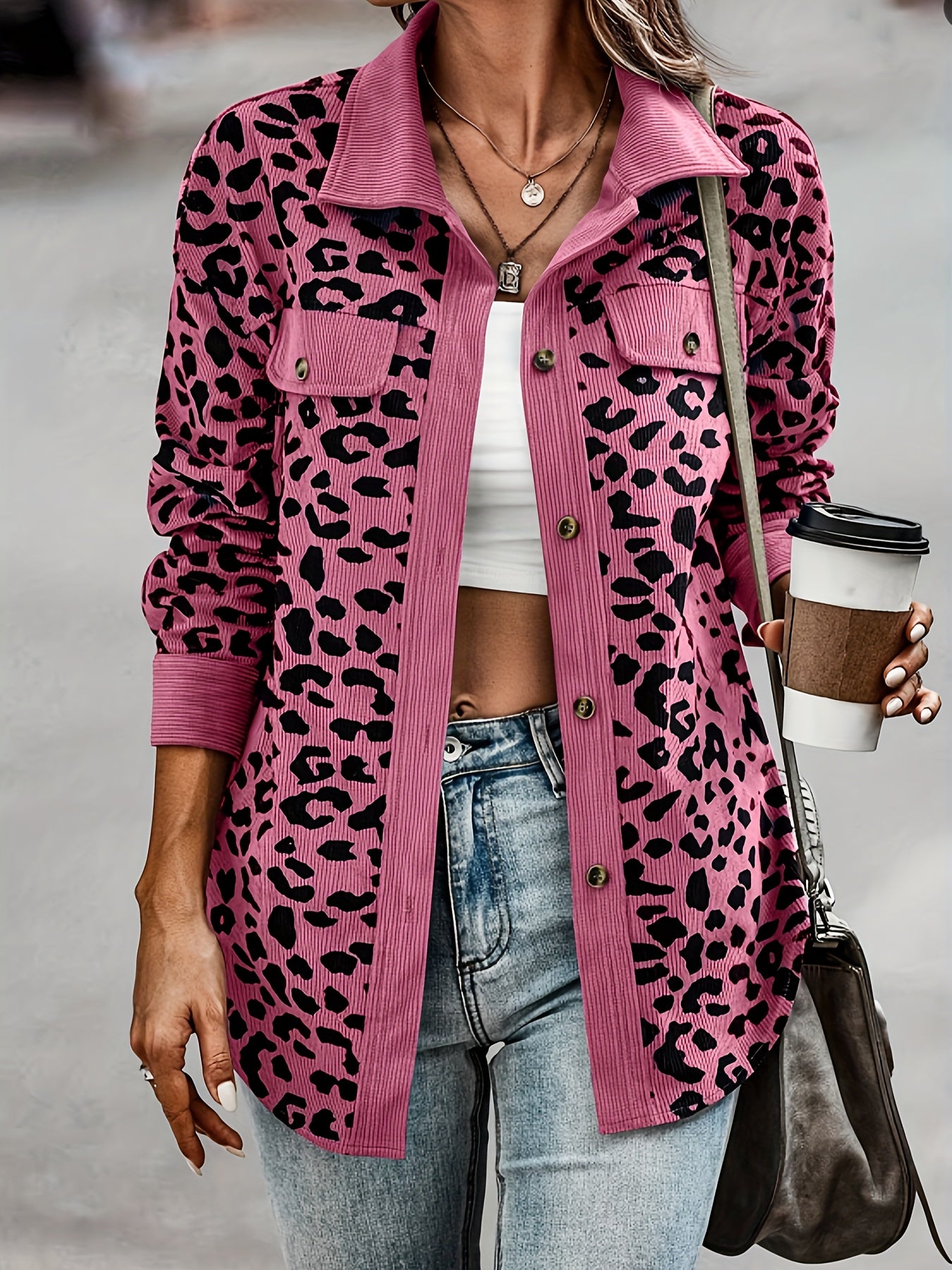 Fabienne | Stylish Corduroy Jacket