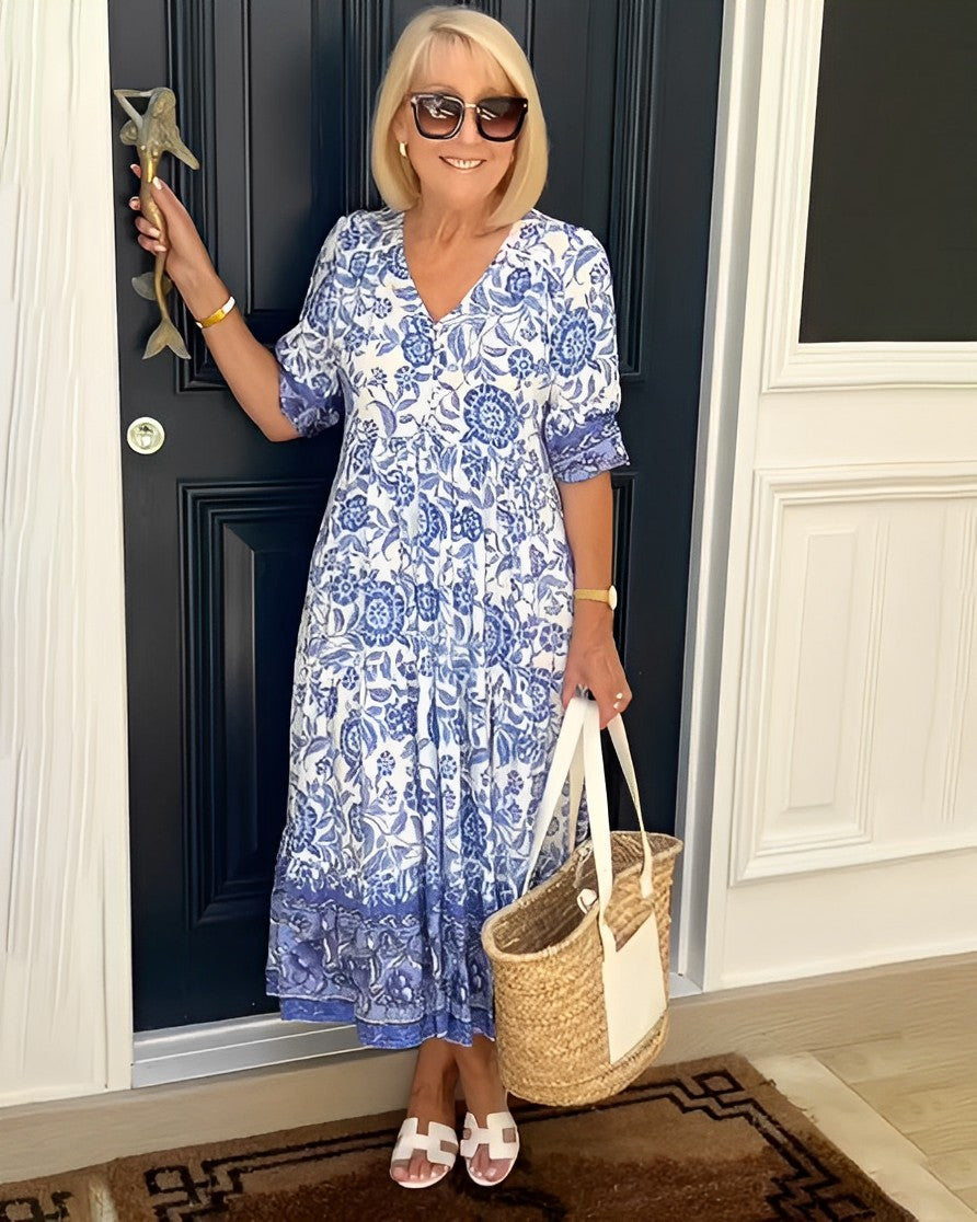 Veronica | Elegant Printed Dress