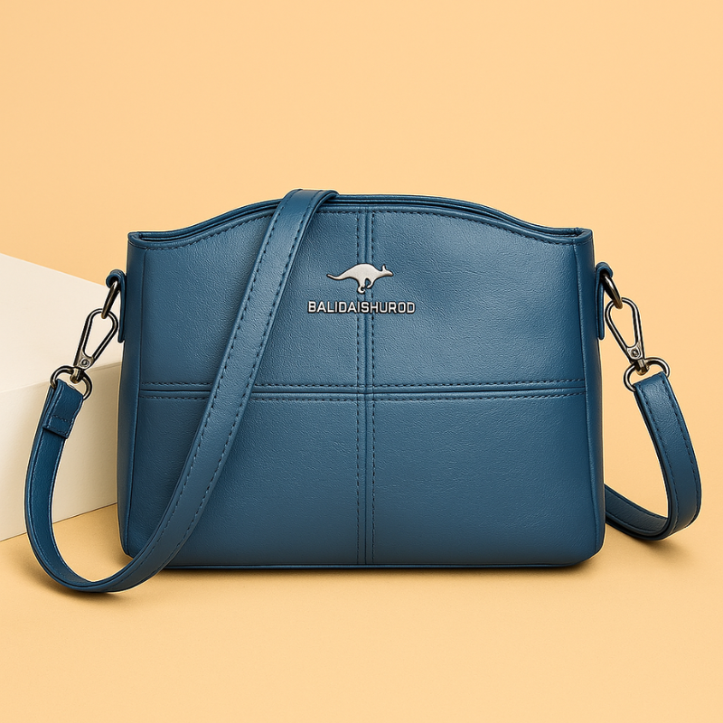 Adele | Classic Leather Crossbody Handbag