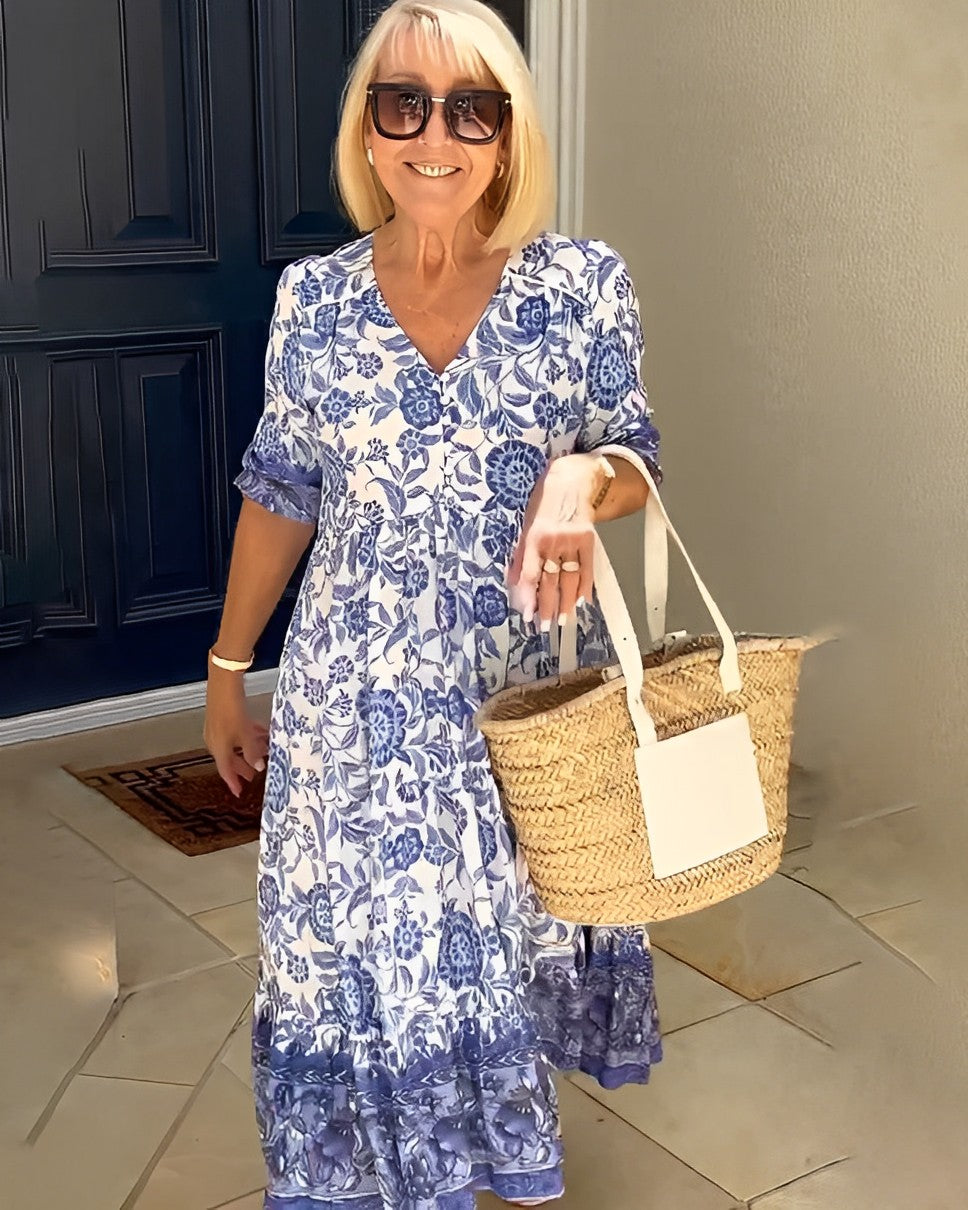 Veronica | Elegant Printed Dress
