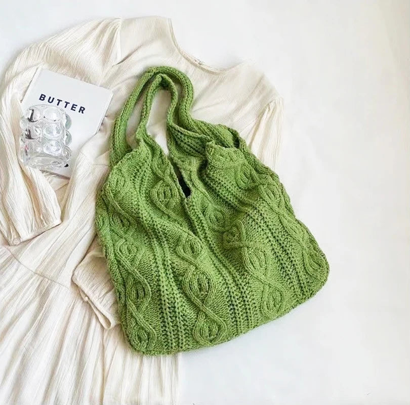 Rahel | Stylish Knitted Shoulder Bag