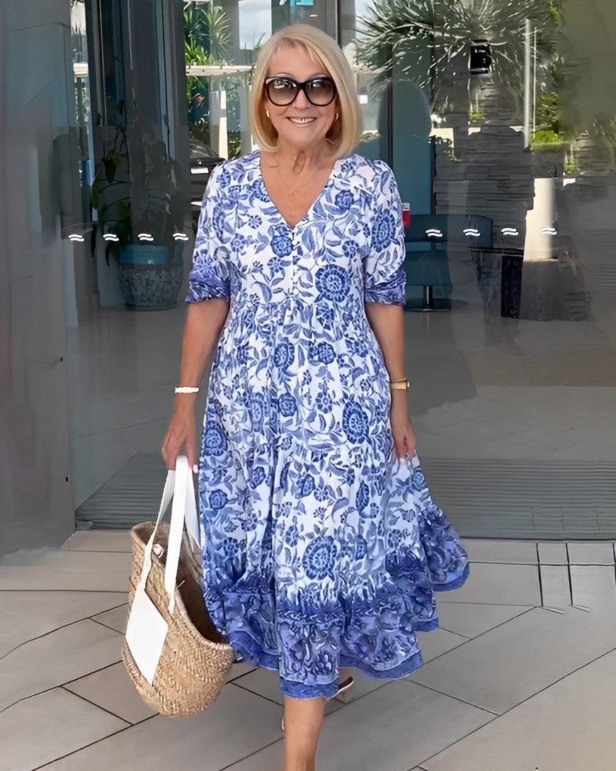 Veronica | Elegant Printed Dress
