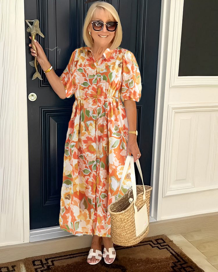 Zinnia | Elegant Shirt Dress