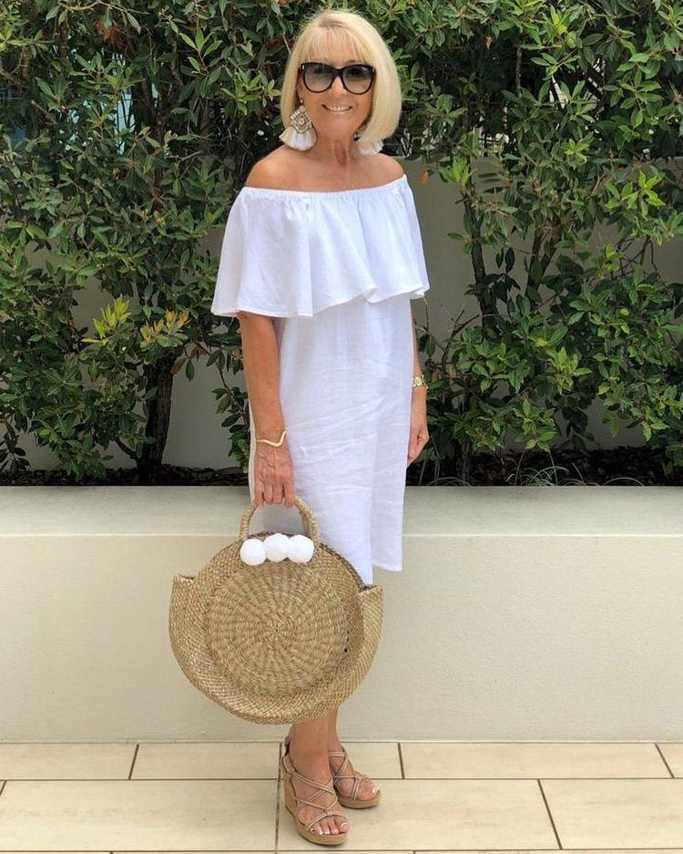 Katie | Elegant Off-Shoulder Dress
