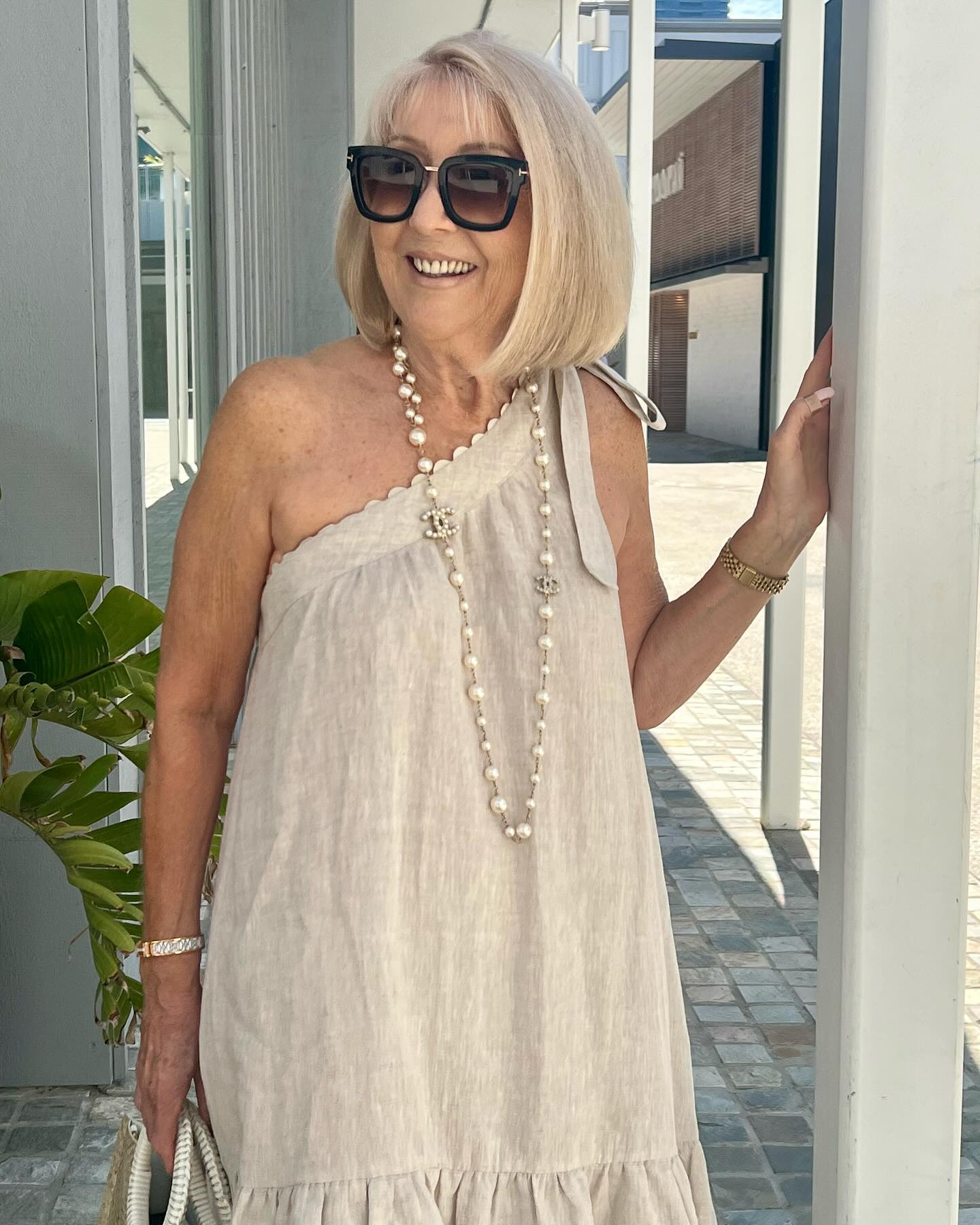 Charlotte | Lightweight One-Shoulder Dress