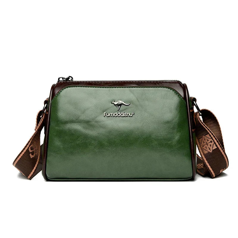 Margot | Classic Leather Crossbody Bag
