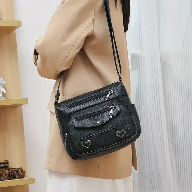 Miley | Vintage Leather Look Handbag