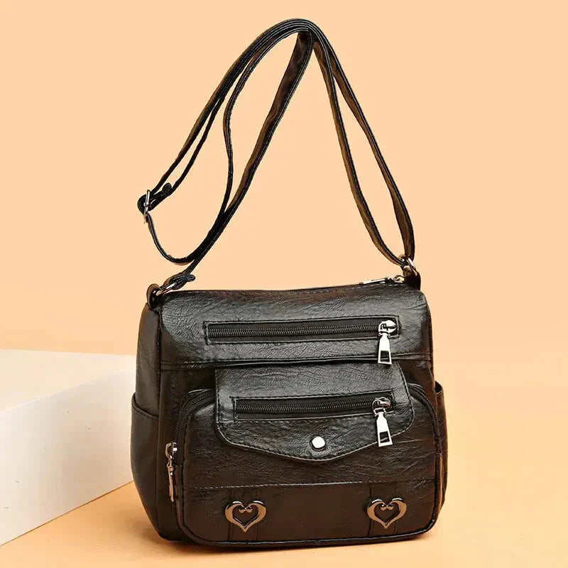 Miley | Vintage Leather Look Handbag