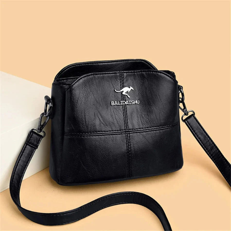 Adele | Classic Leather Crossbody Handbag