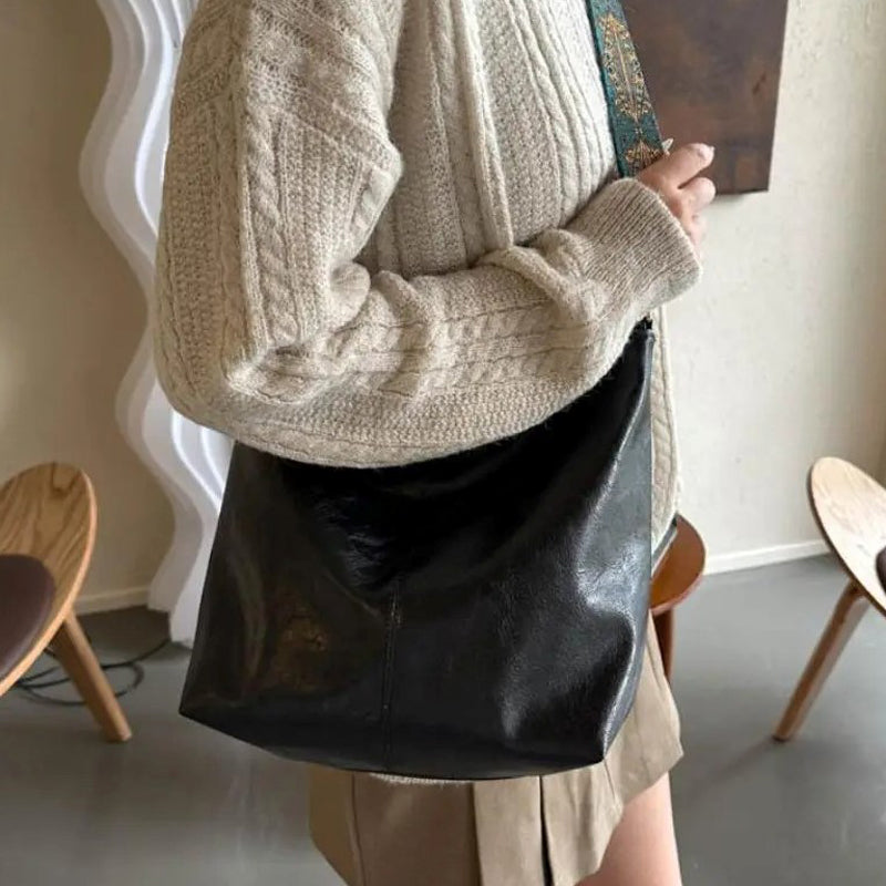 Peggy | Vintage Look Leather Shoulder Bag