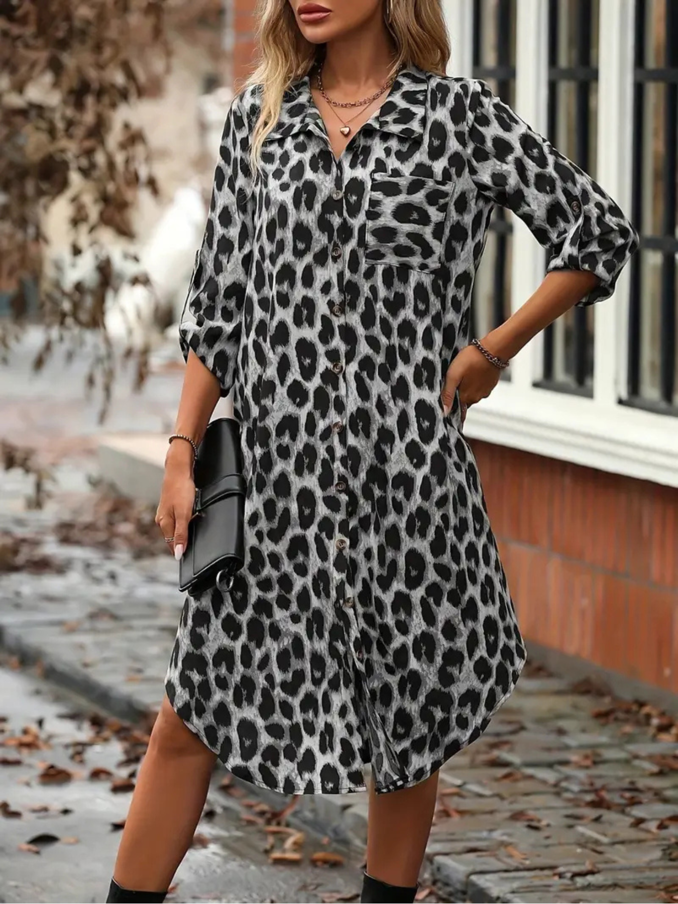 Mary | Elegant Shirt Dress for Women