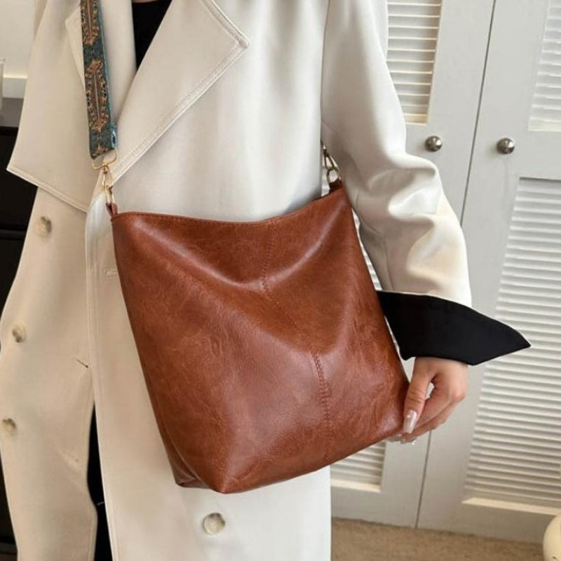 Peggy | Vintage Look Leather Shoulder Bag