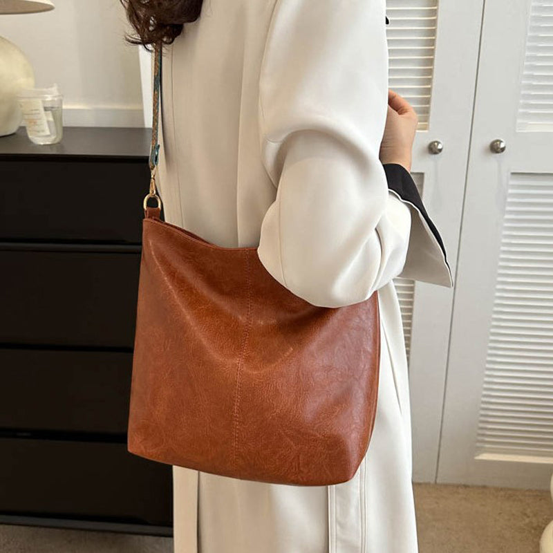 Peggy | Vintage Look Leather Shoulder Bag