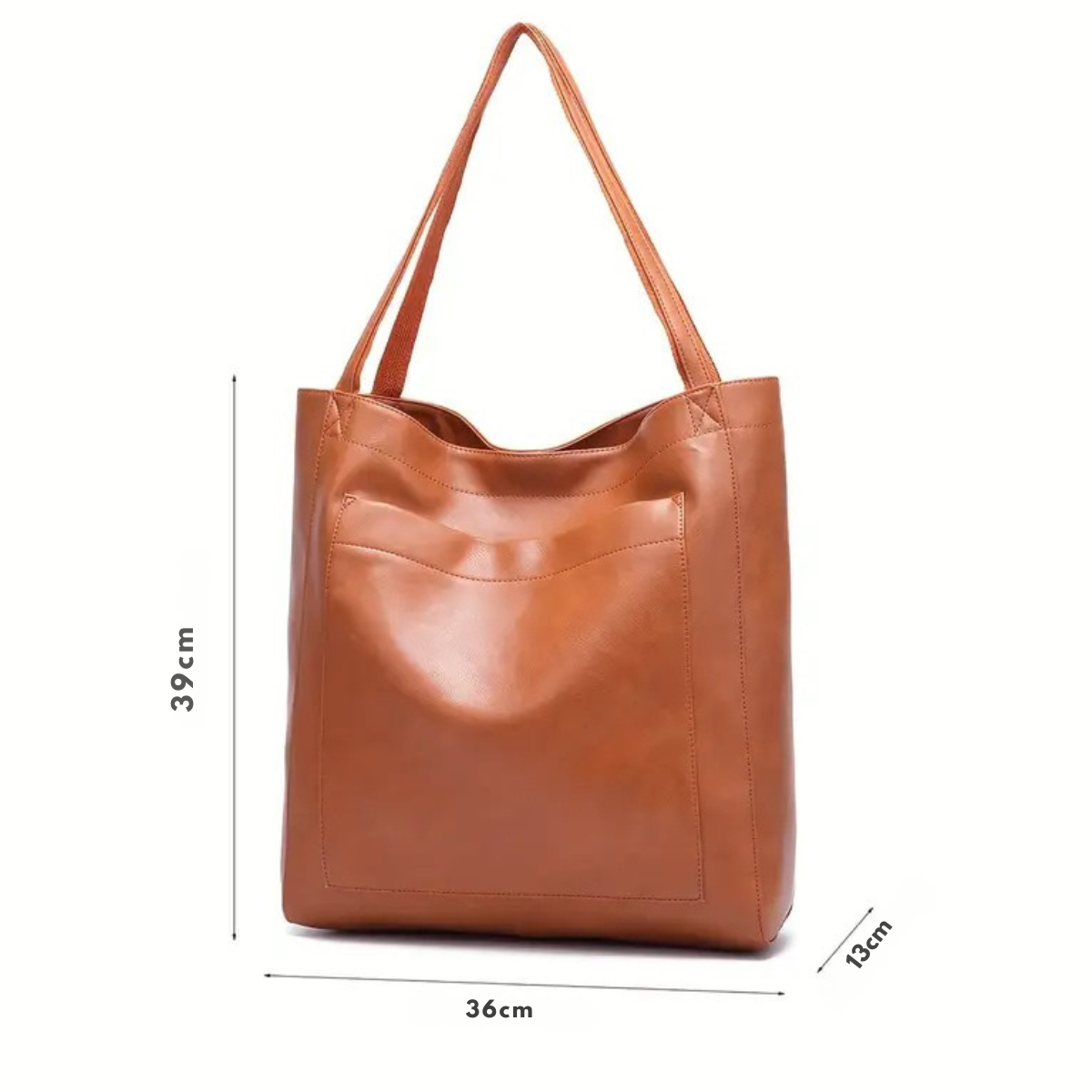 Eleanor | Classic Leather Tote Bag