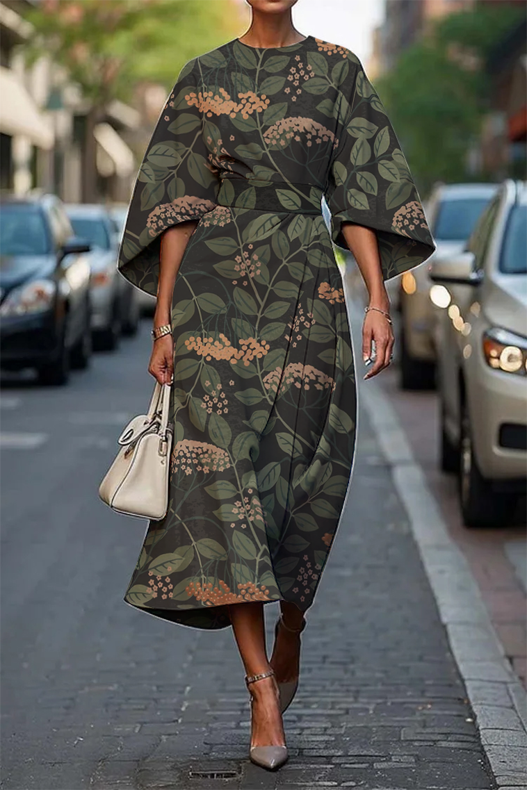 Scarlett | Vintage Look Midi Dress