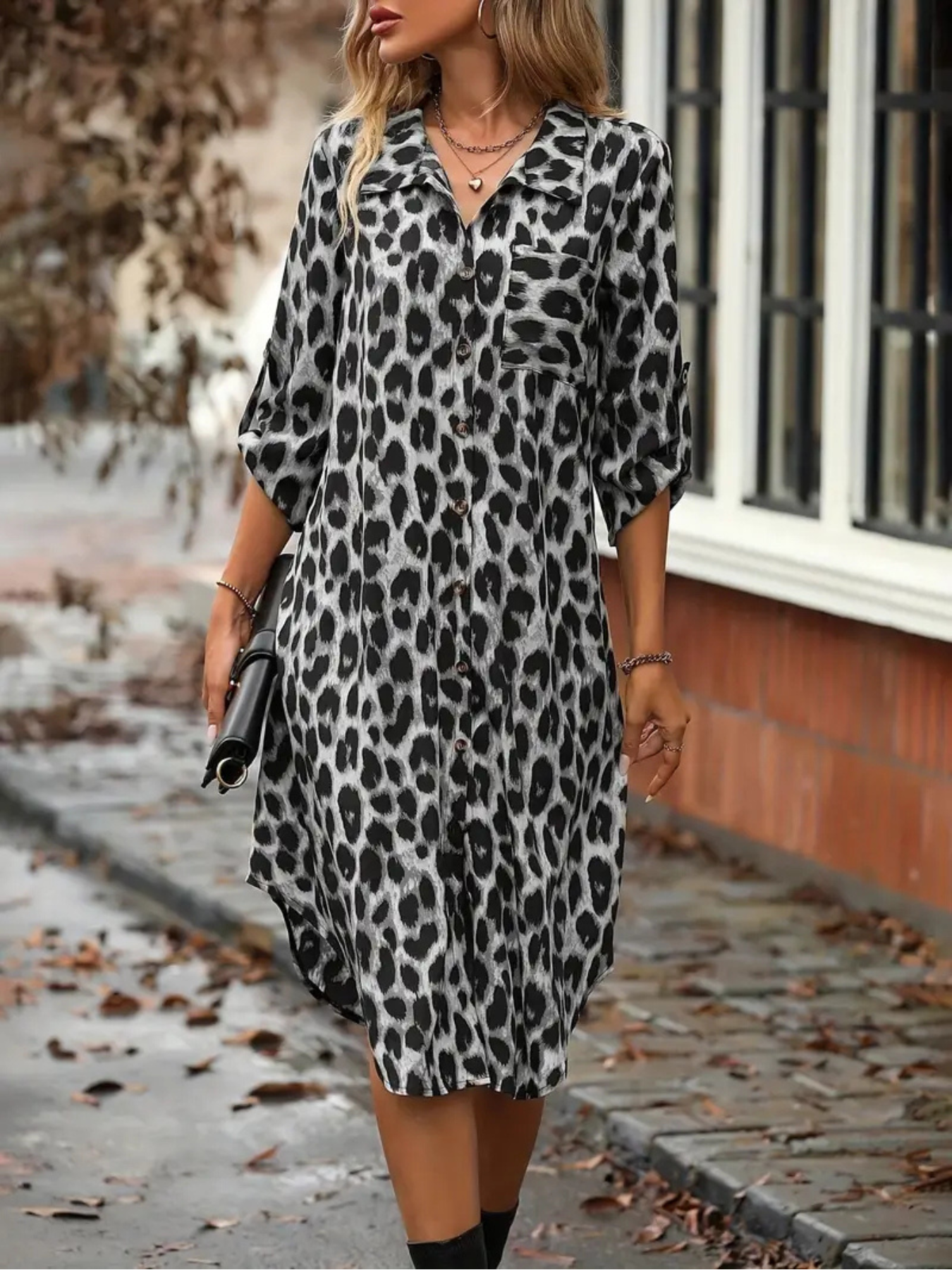 Mary | Elegant Shirt Dress for Women