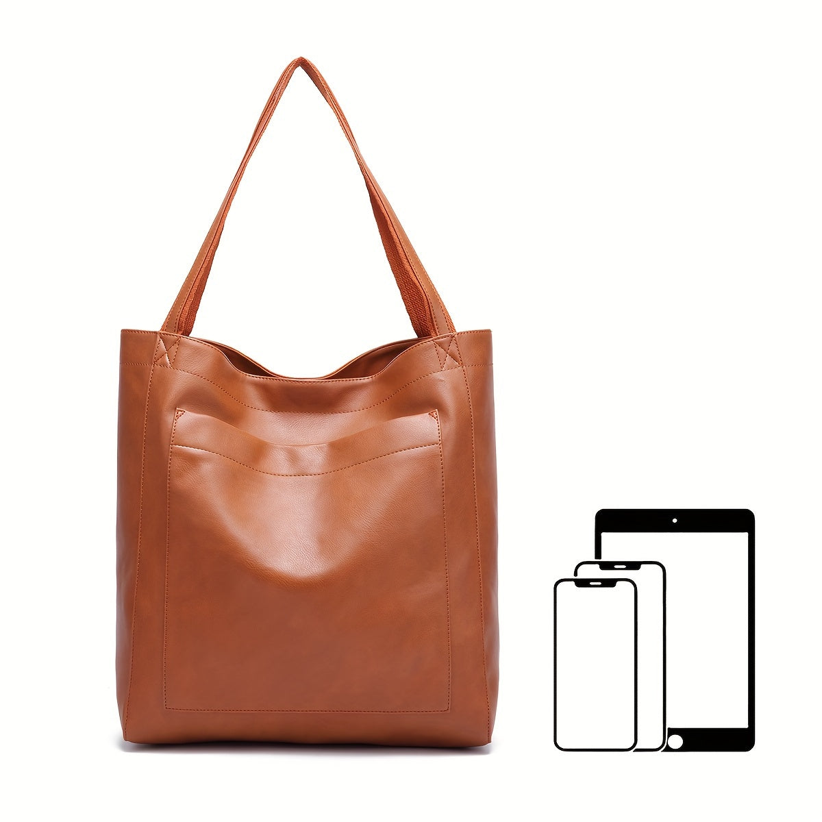 Eleanor | Classic Leather Tote Bag