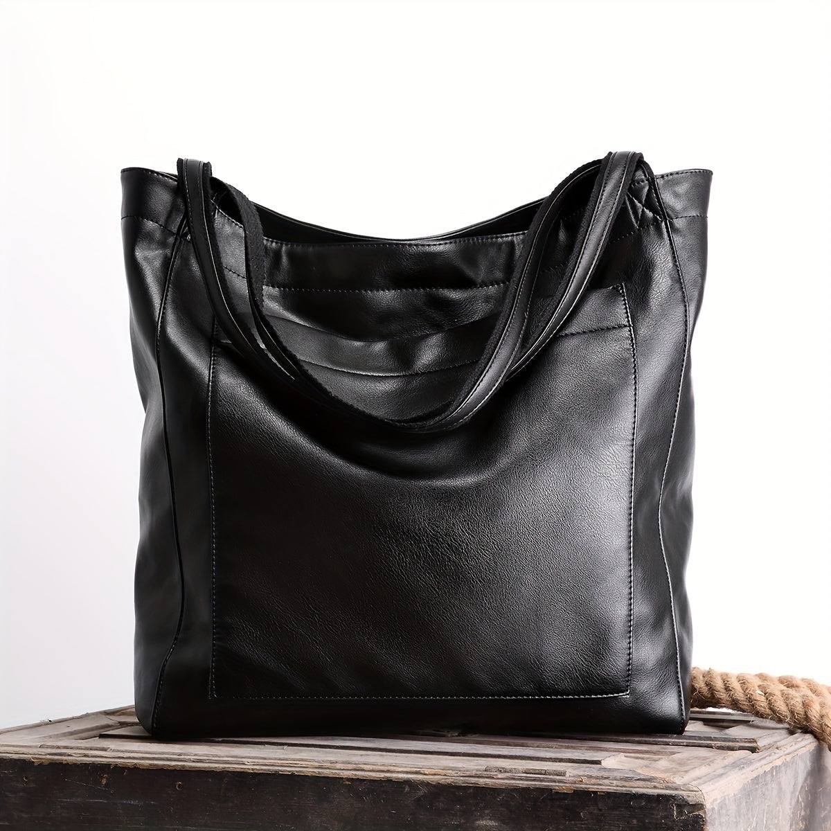 Eleanor | Classic Leather Tote Bag