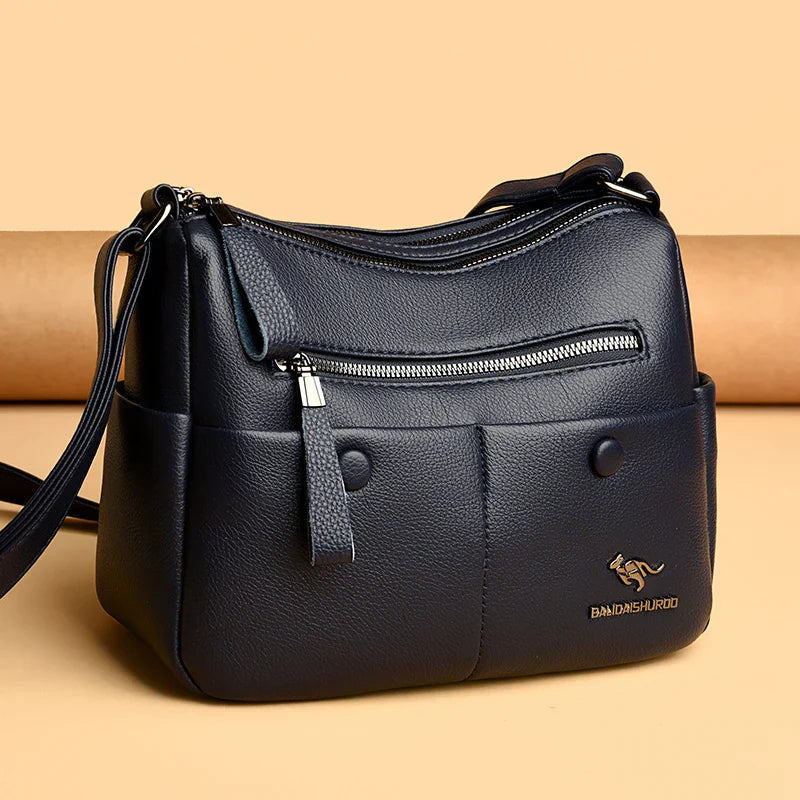 Donita | Elegant Leather Shoulder Bag