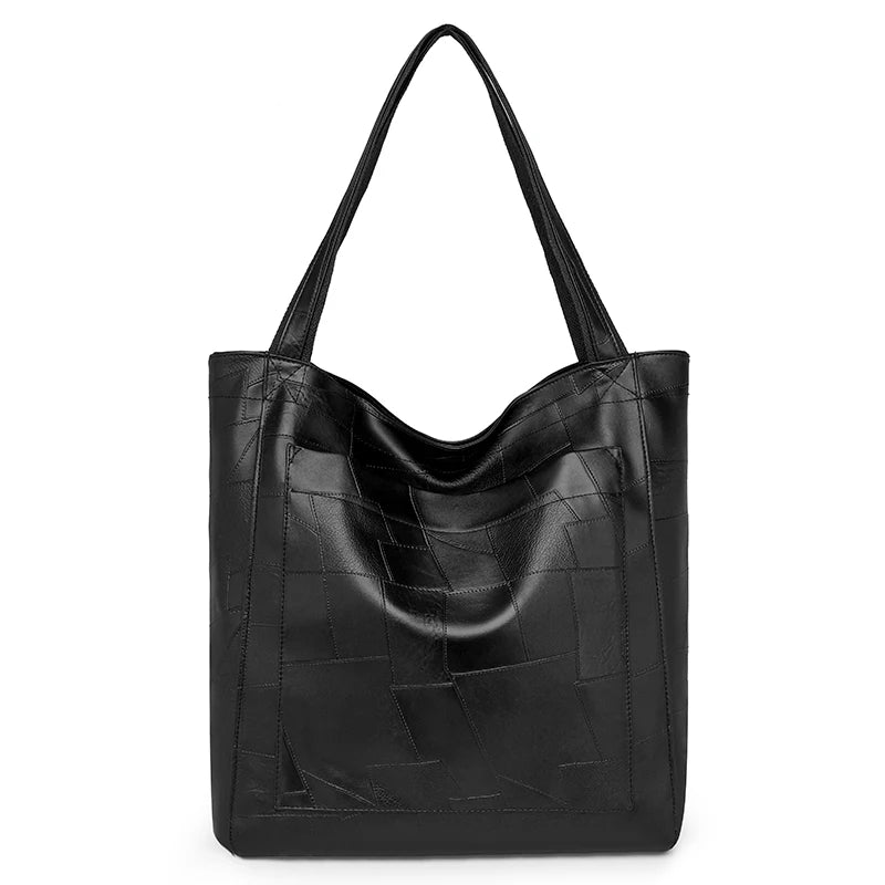 Sandra | Elegant Leather Tote Bag