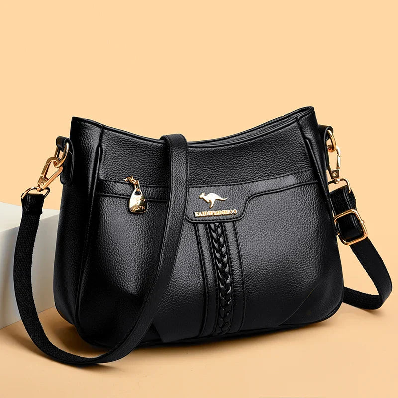 Aviana | Elegant Leather Shoulder Bag