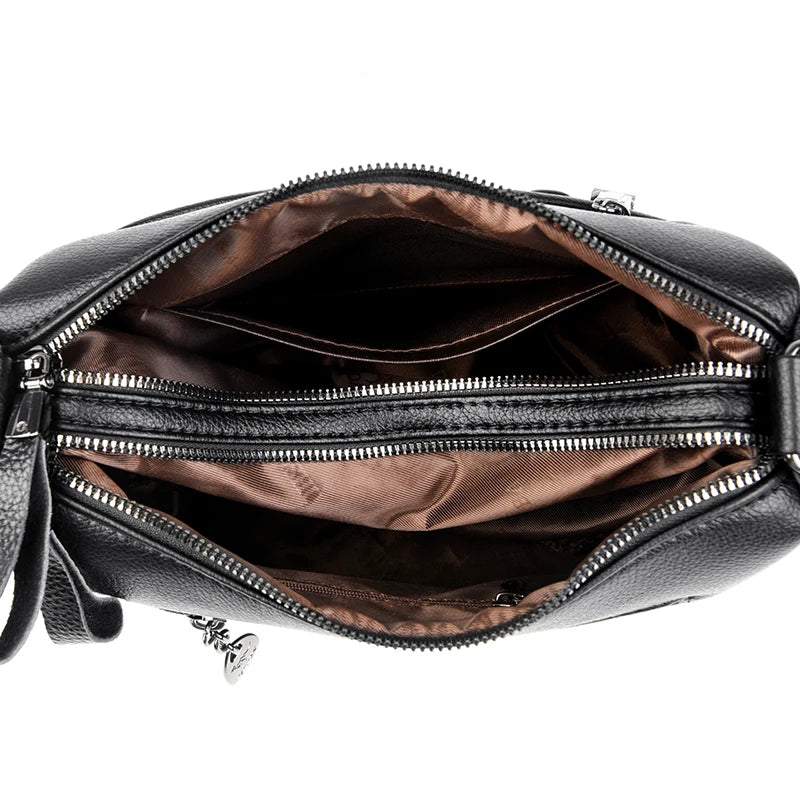 Donita | Elegant Leather Shoulder Bag