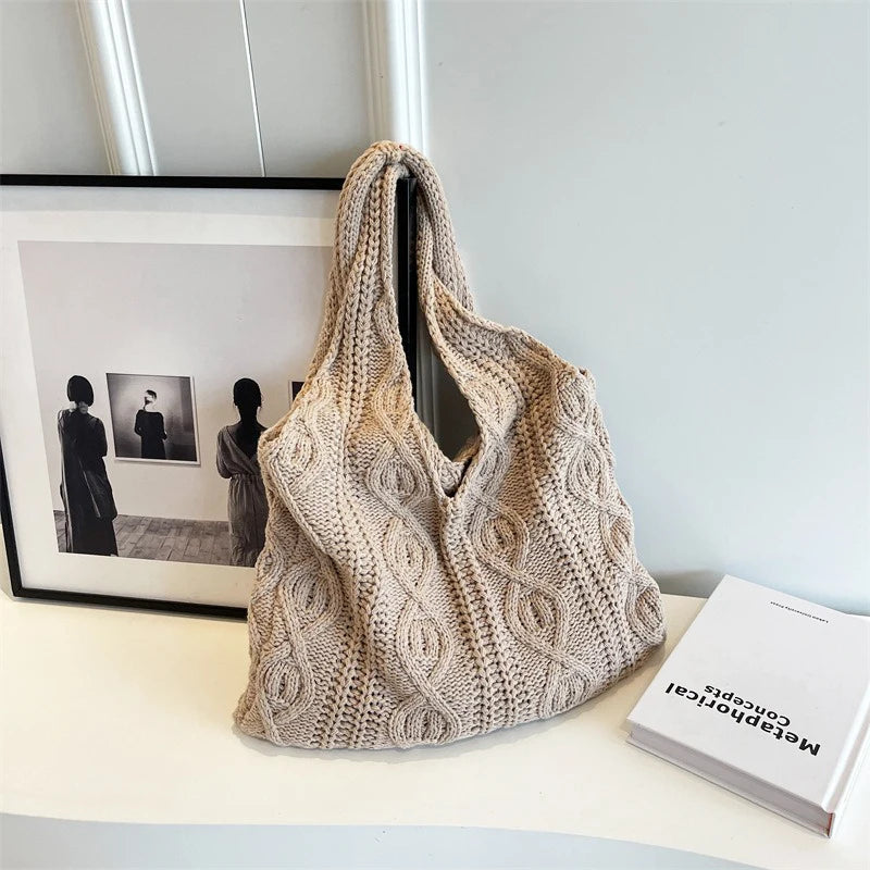 Rahel | Stylish Knitted Shoulder Bag