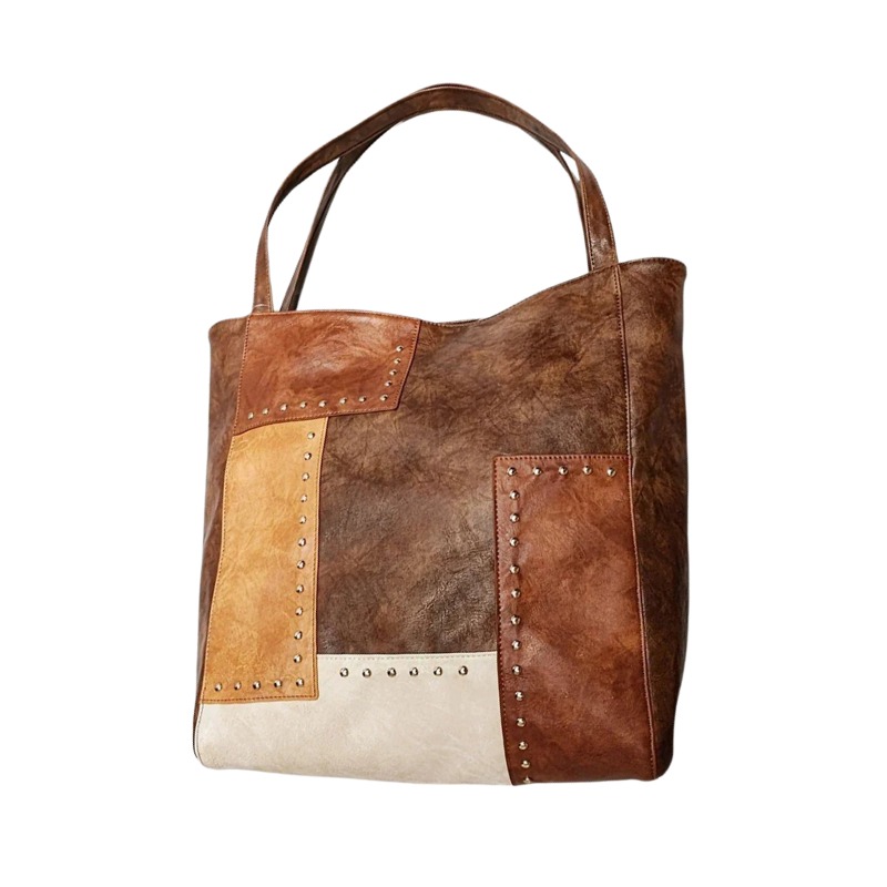 Courtney | Vintage Look Leather Tote Bag