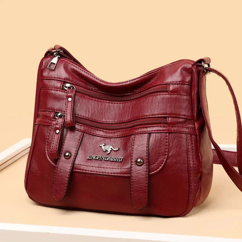 Belenda | Classic Leather Shoulder Bag