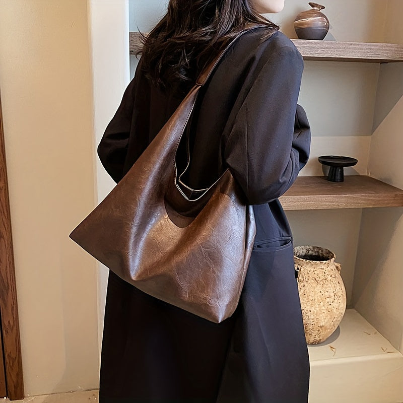 Emily | Modern Leather Tote Bag