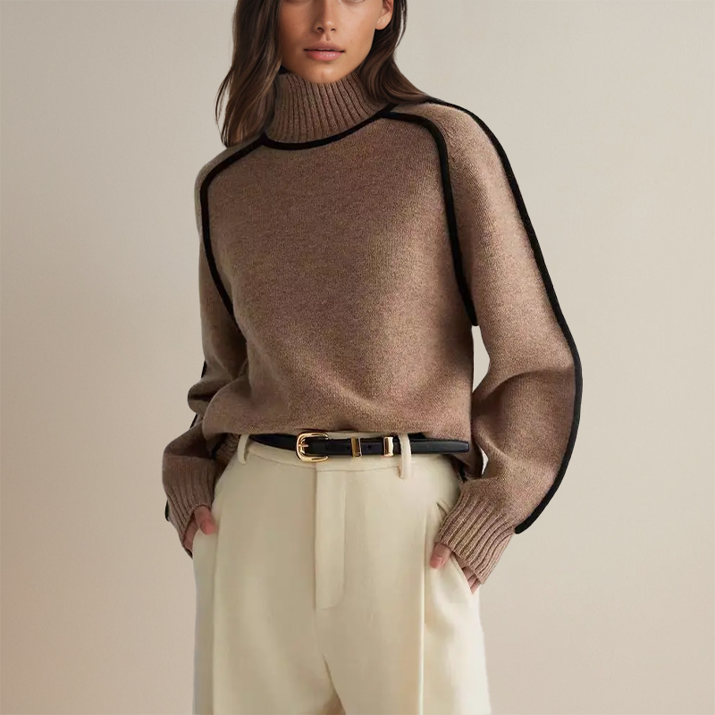 Ariane | Elegant Roll Neck Jumper