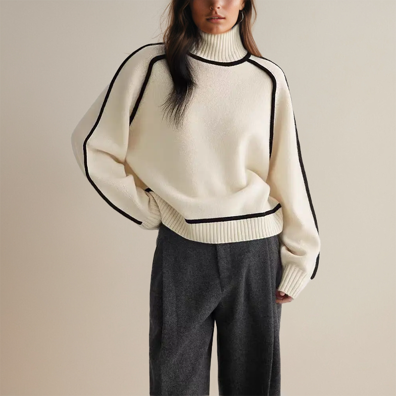 Ariane | Elegant Roll Neck Jumper