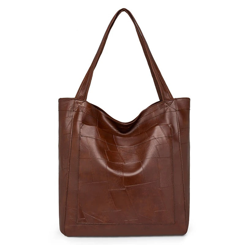 Sandra | Elegant Leather Tote Bag