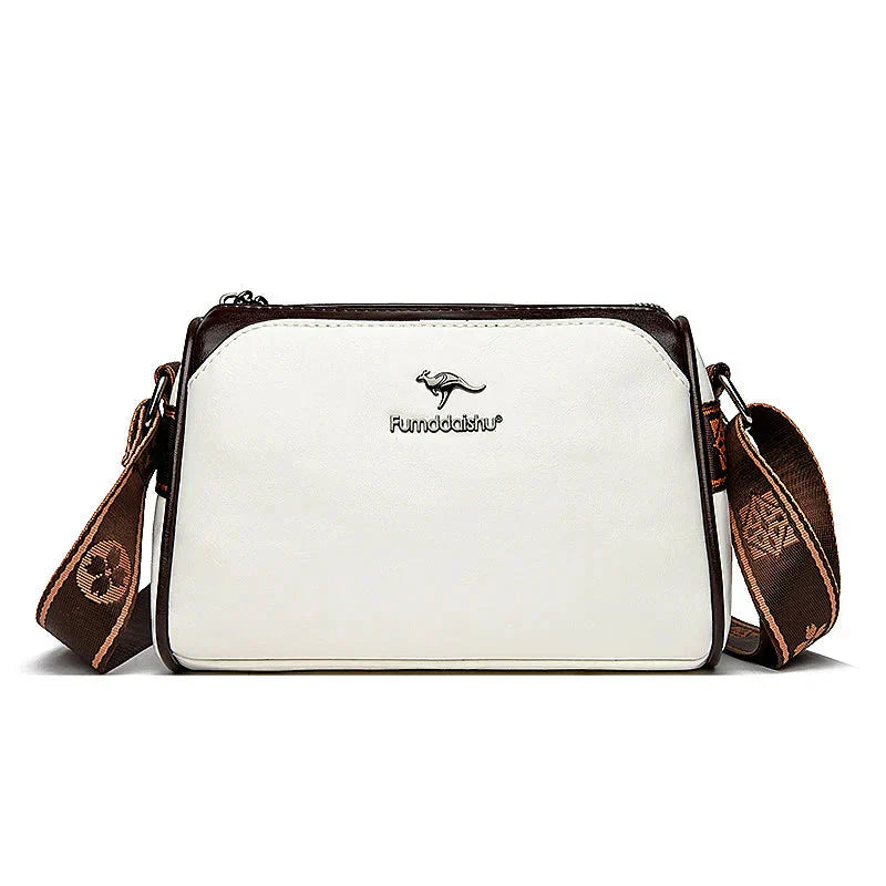 Margot | Classic Leather Crossbody Bag