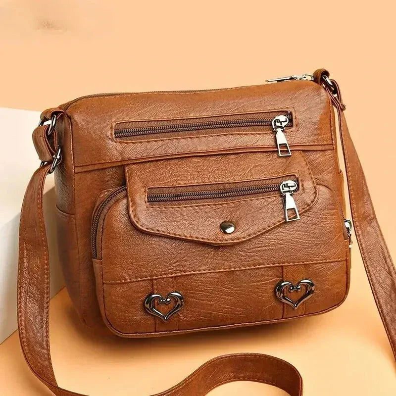 Miley | Vintage Leather Look Handbag